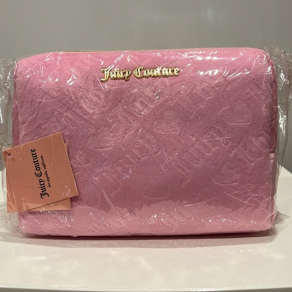 Juicy Couture Travel Cosmetic Bag NWT 9” x 7” - Picture 2 of 7